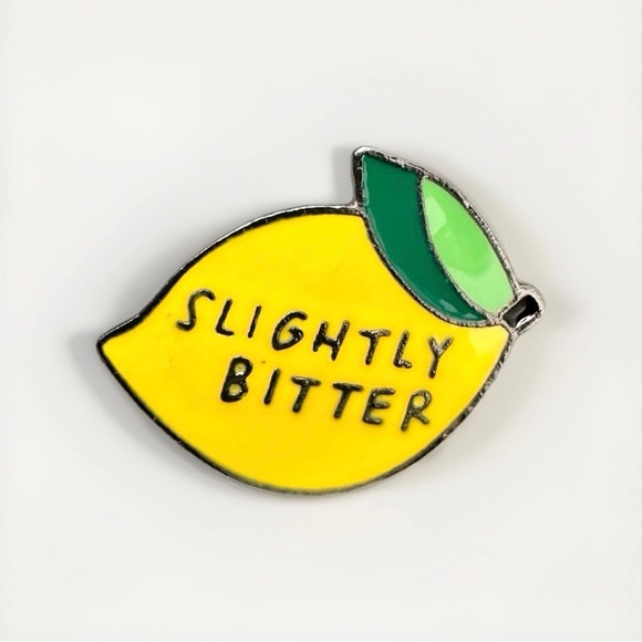 Accessories - New Slightly Bitter Lemon Enamel Pin Sarcasm Funny Y2K Lapel Brooch Cute Fruit